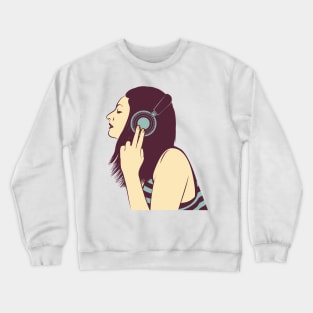 loud silence Crewneck Sweatshirt